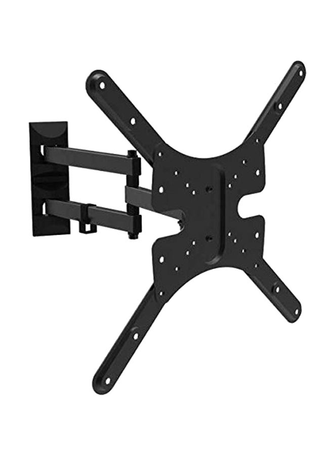 Dual Two LCD Monitor Free Standing Desk Mount Black - Image 1