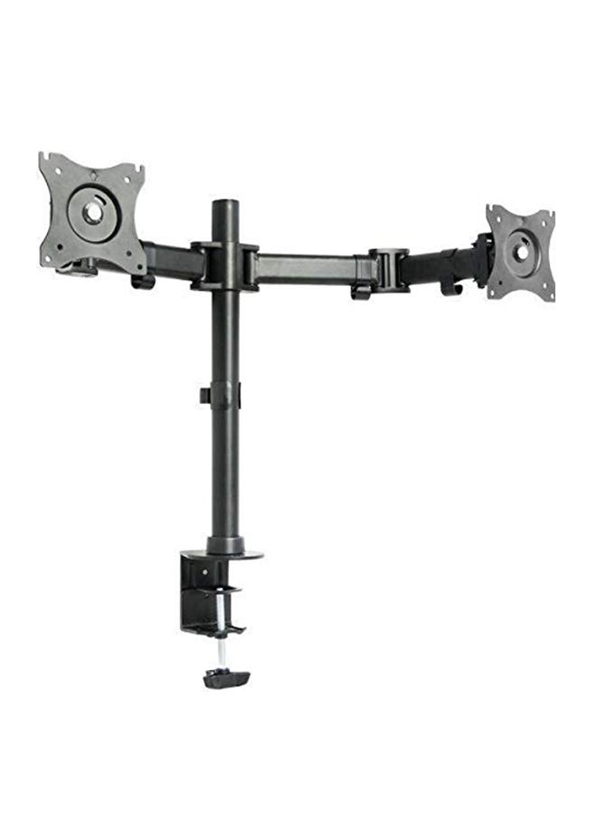 Full Motion TV Wall Mount Bracket Fully Articulating Vesa Stand Black - Image 1