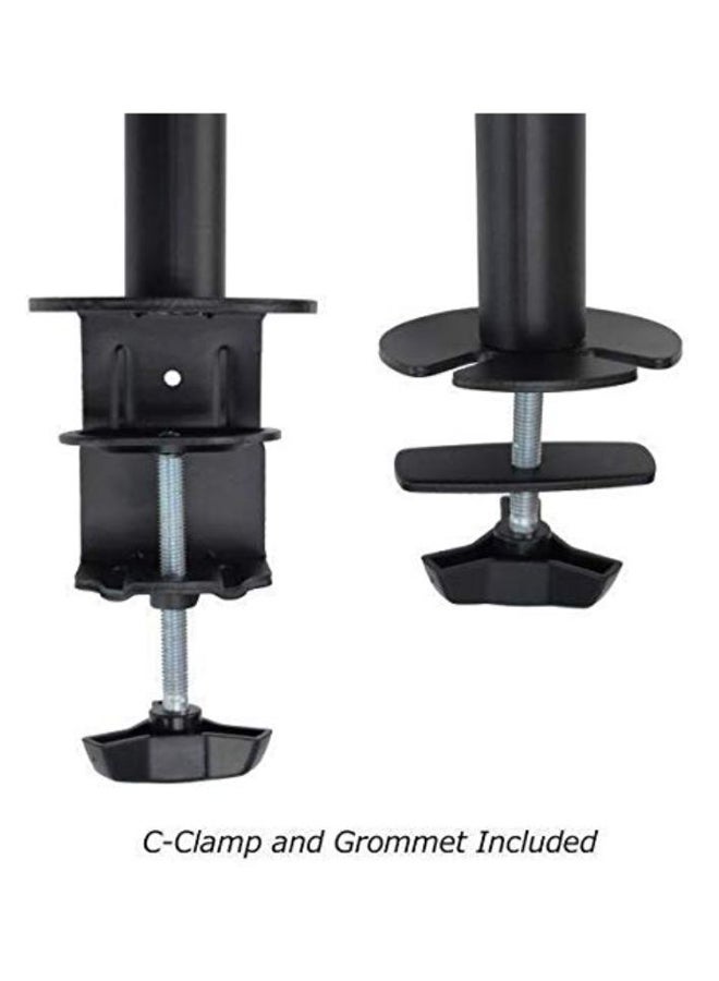 Full Motion TV Wall Mount Bracket Fully Articulating Vesa Stand Black - Image 2