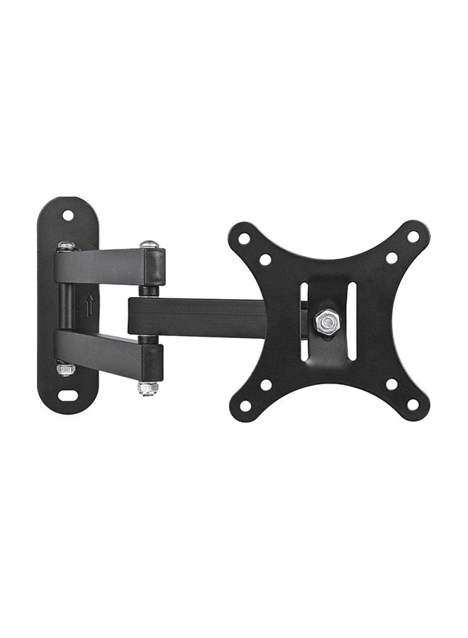 Adjustable Tilt Swivel Wall Mount Black