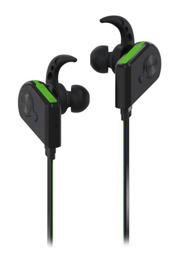 PROMATE - Wireless Bluetooth 4.1 Magnetic Earphones with HD Sound Quality Sweatproof, Secure-Fit, Built-In Mic and Noise Isolating For iPhone, iPad, Samsung, Pc, Laptop, Fluid Green - Image 1