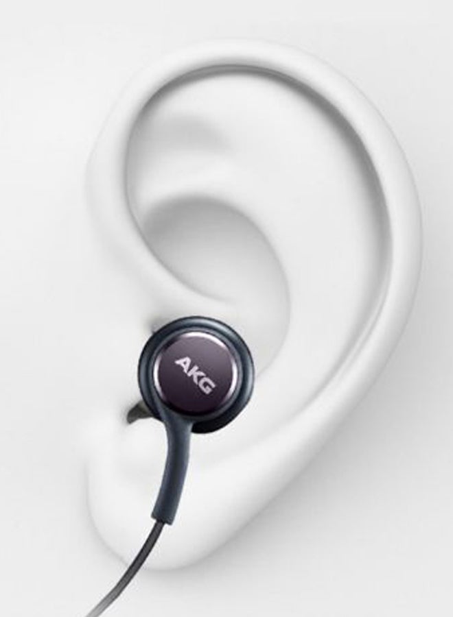 اي كي جي سماعة أذن داخلية سلكية مع مايكروفون أسود - Image 2