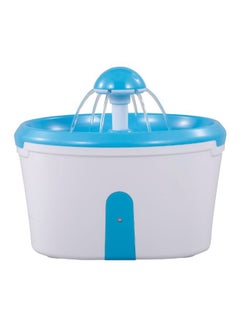 Electric Pet Water Drinking Fountain Dispenser Blue/White