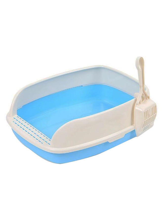Anti Splash Pet Litter Box Dodger Blue