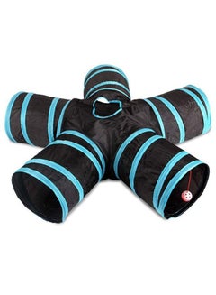 5 Way Foldable Tunnel Toy With Balls Black/Blue - v1565025833/N28891270A_1