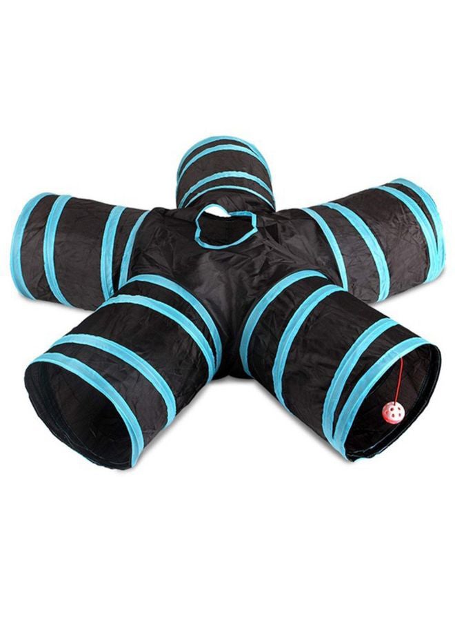 LW - 5 Way Foldable Tunnel Toy With Balls Black/Blue - Image 1