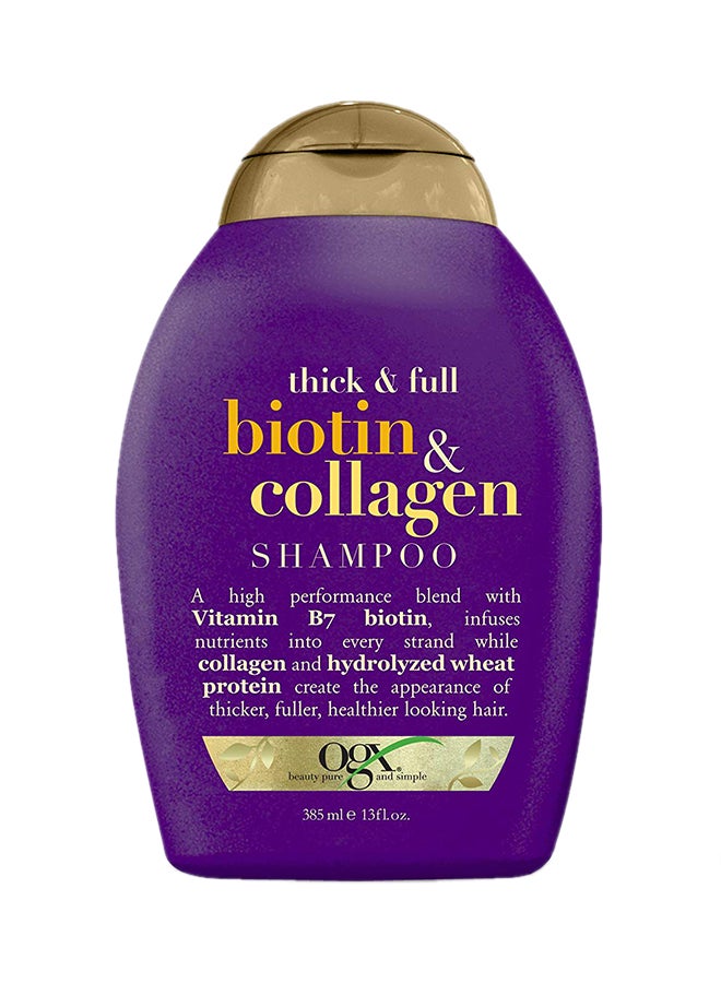 Ogx Thick And Full Biotin And Collagen Shampoo 385ml 