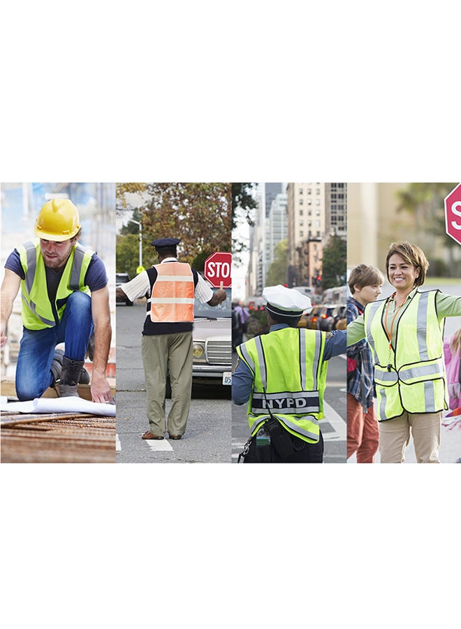 High Visibility Reflective Safety Vest Fluorescent Yellow 0.54kg - Image 2