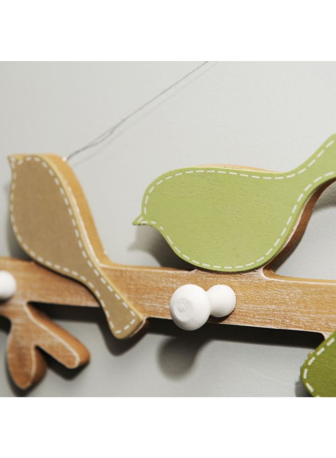 Decorative Cloth Hook Hanger Green/Brown - Image 4