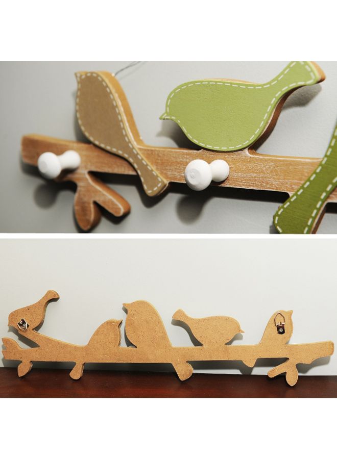 Decorative Cloth Hook Hanger Green/Brown - Image 3