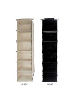 6-Shelf Hanging Closet Organizer Beige - v1565034531/N28678530A_4