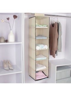 6-Shelf Hanging Closet Organizer Beige - v1565034531/N28678530A_6