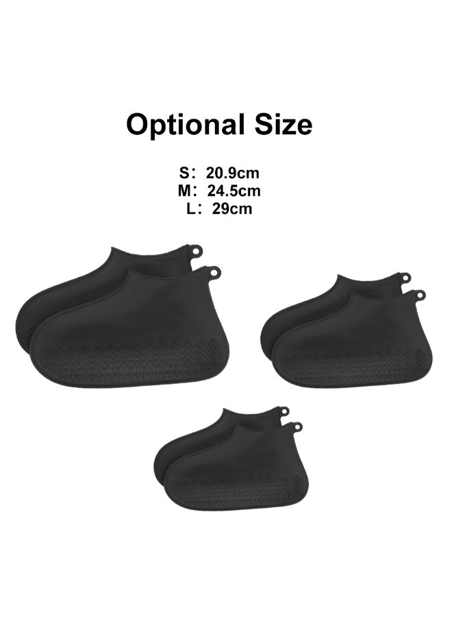 Non Sleep Reusable Water Sand Proof Shoe Black  - Image 3