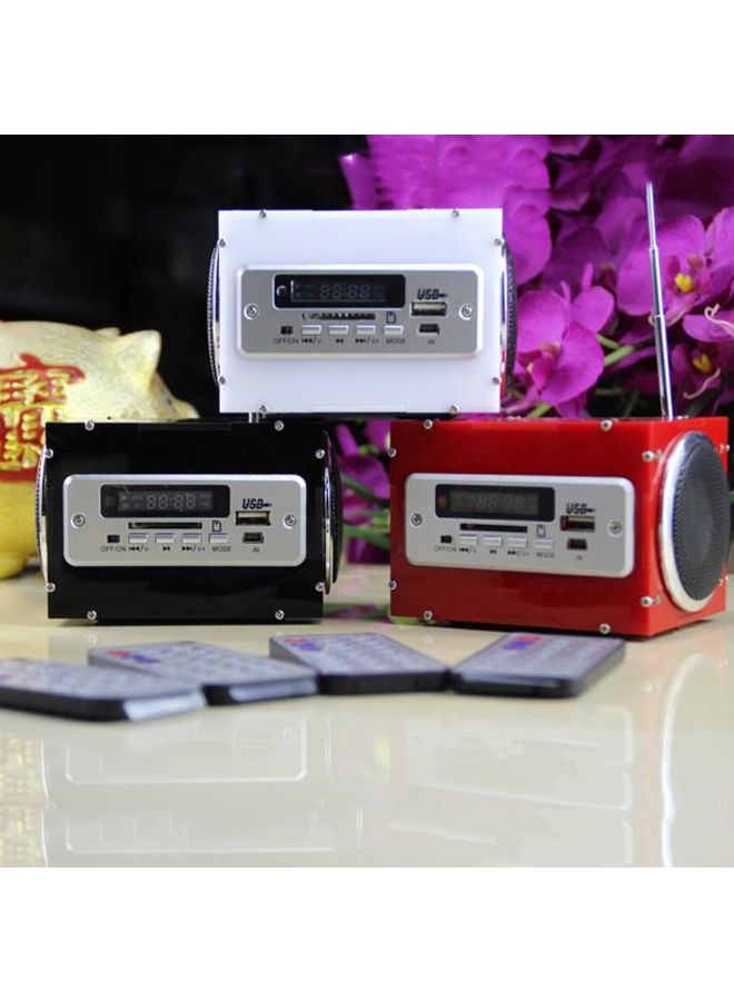 Multifunctional Stereo Speaker Box With Battery Charger E022A-1 Clear  - Image 4