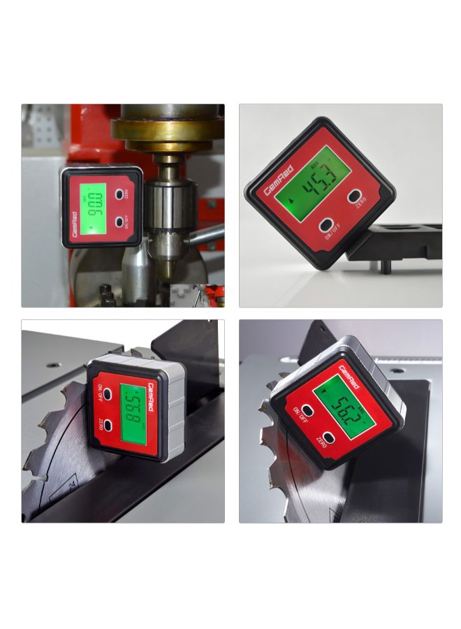 GemRed Magnetic Base Digital Level Box Inclinometer Red - Image 4