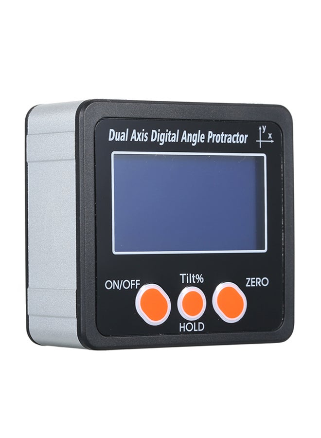 جهاز تحديد زوايا رقمي مزدوج المحاور بشاشة عرض LCD أسود  - Image 2
