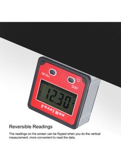 Generic Magnetic Base Digital Level Box Inclinometer Red  - Image 5