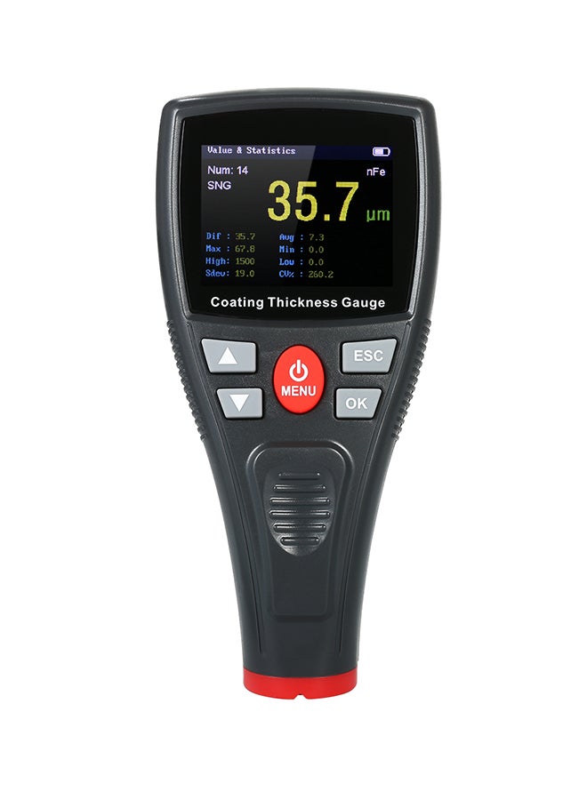 Concrete Coating Thickness Gauge Black  - Image 1