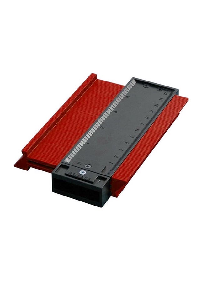 Edge Shaping Wood Measure Ruler Tool Red - Image 1