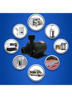 ماركة غير محددة مضخة مياه صغيرة من دون ريش يمكن استخدامها تحت الماء أسود  - Image 3