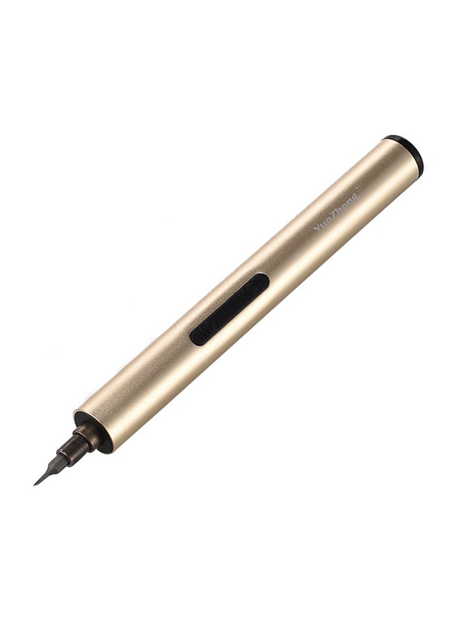 مفك براغي صغير إلكتروني بمنفذ USB ذهبي  - Image 2