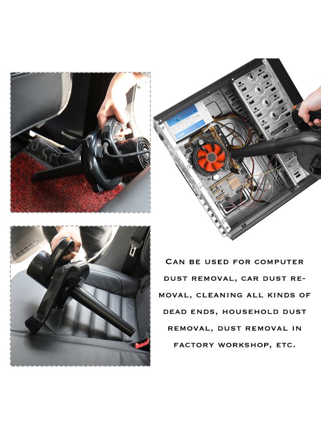 Generic - 750W Multifunctional Electric Dust Removal Air Blower Cleaner For Computer Furniture and Car Black - Image 1