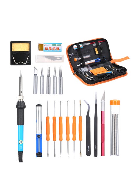 Lightweight Soldering Station Tool Kit With 5 Piece Solder Iron Tip Multicolour