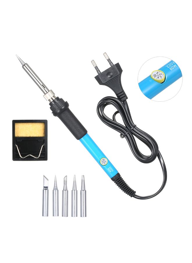 Generic - Lightweight Soldering Station Tool Kit With 5 Piece Solder Iron Tip Multicolour - Image 1
