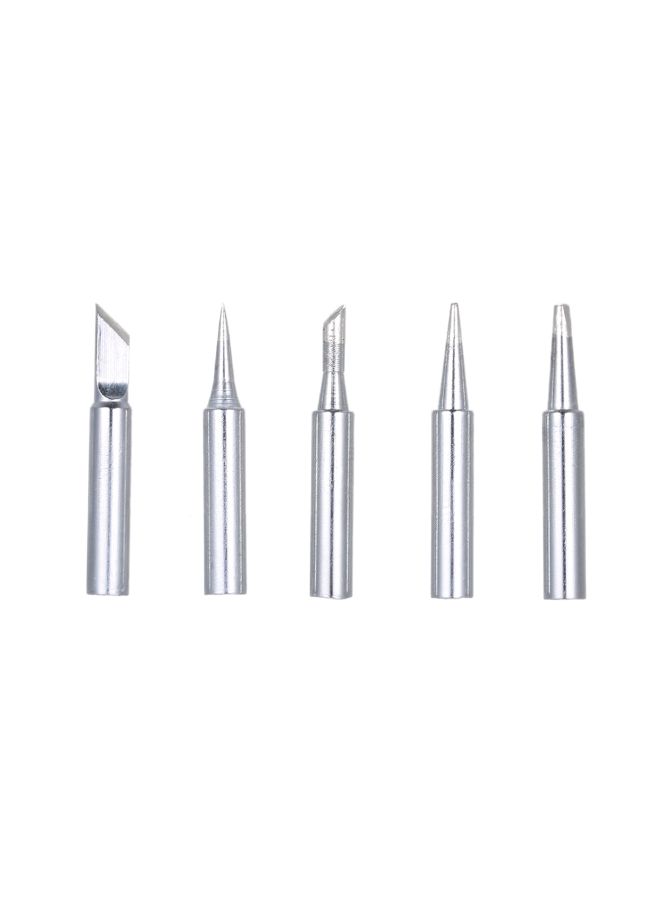 Generic - Lightweight Soldering Station Tool Kit With 5 Piece Solder Iron Tip Multicolour - Image 1