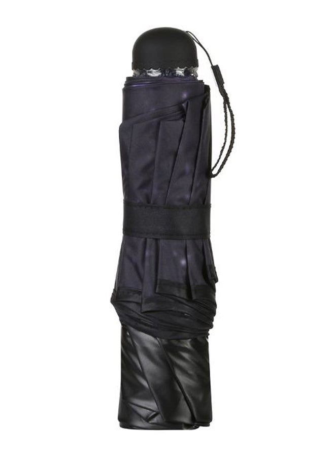 Parasol Folding Anti-UV Sun Umbrella Black - Image 1
