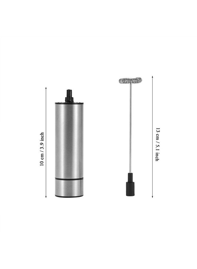 Electric High Speed Handheld Foam Maker Mixer 12 W JY16063 Silver - Image 3