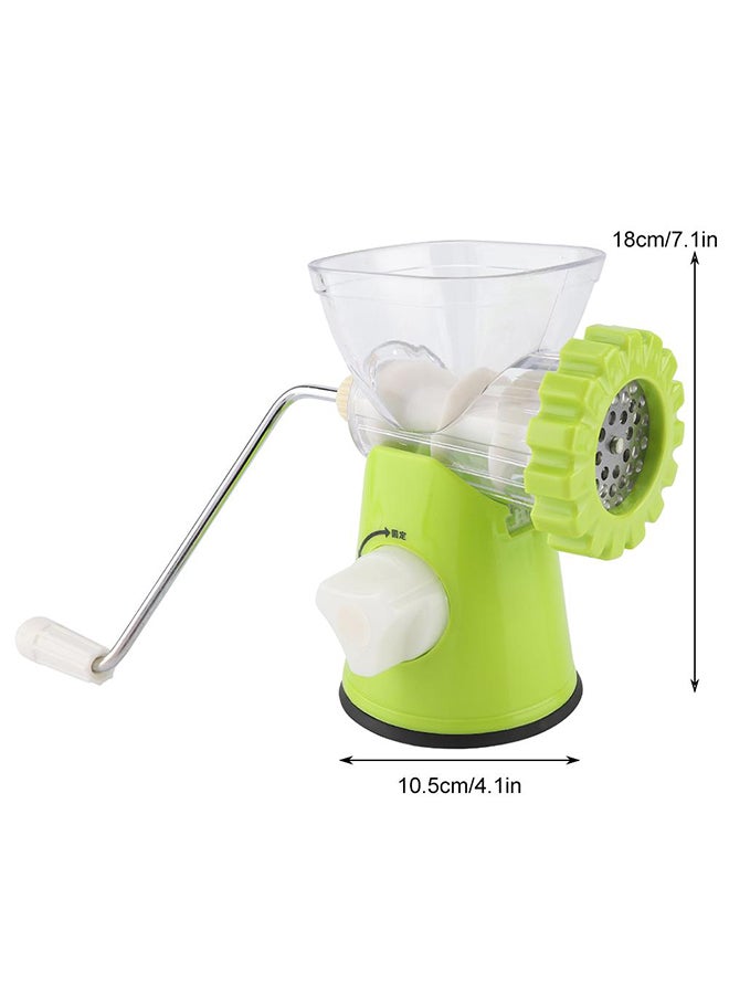 Generic - Multifunctional Home Manual Meat Grinder Green 670grams - Image 1