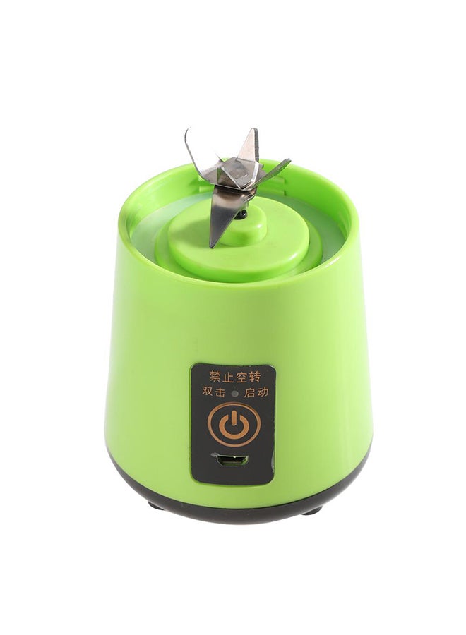 خلاط وعصارة من الزجاج محمول وقابل للشحن بمنفذ USB أخضر 687جرام - Image 3