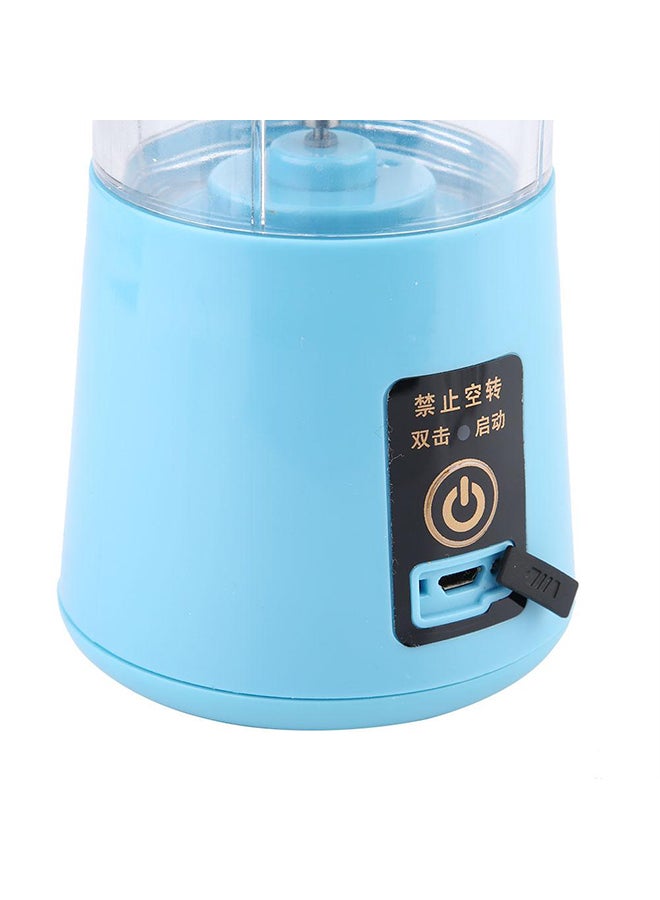 USB Portable Electric Fruit Juicer Blue  - Image 3