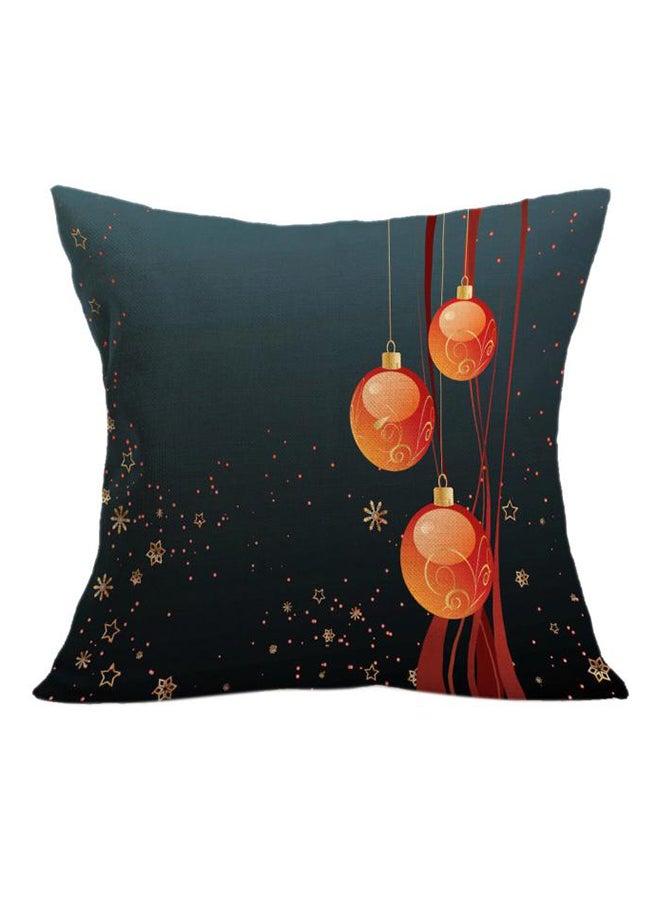 غطاء وسادة ديكور للأريكة والسرير بطبعة زينة هالوين linen متعدد الألوان 45 x 45سم - Image 1