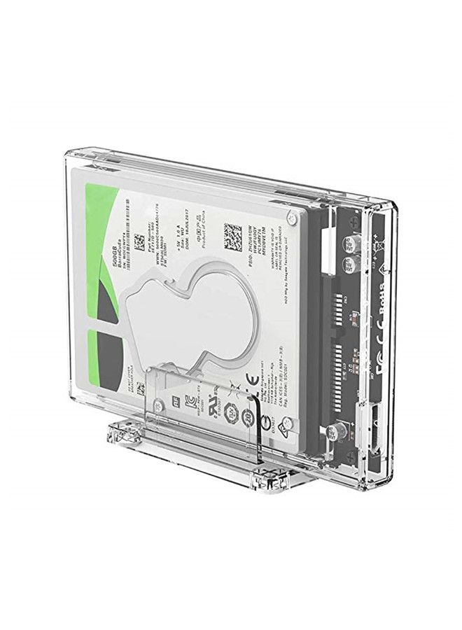 Orico - SATA 3.0 To USB 3.0 Hard Disk Drive Docking Station Transparent - Image 1