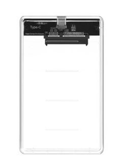 SATA To USB Type-C Hard Drive Dock Transparent