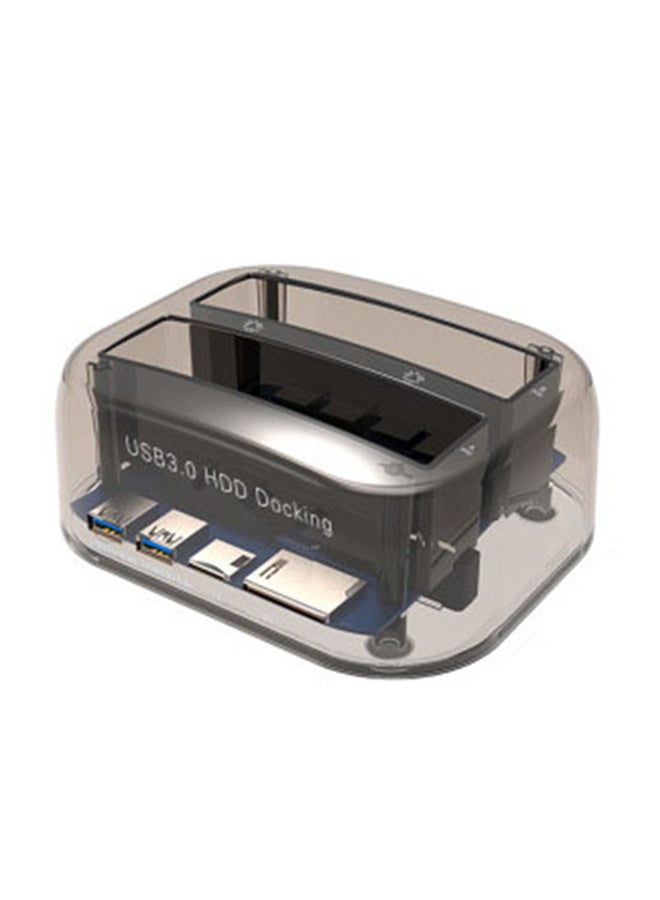 علبة محرك الأقراص الصلبة من ساتا إلى USB 3.0 شفاف - Image 1