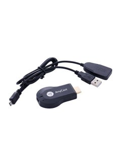 إني كاست دونجل M2 بلس بتقنية ميراكاست آيربلاي HDMI بتكنولوجيا Wi-Fi أسود 