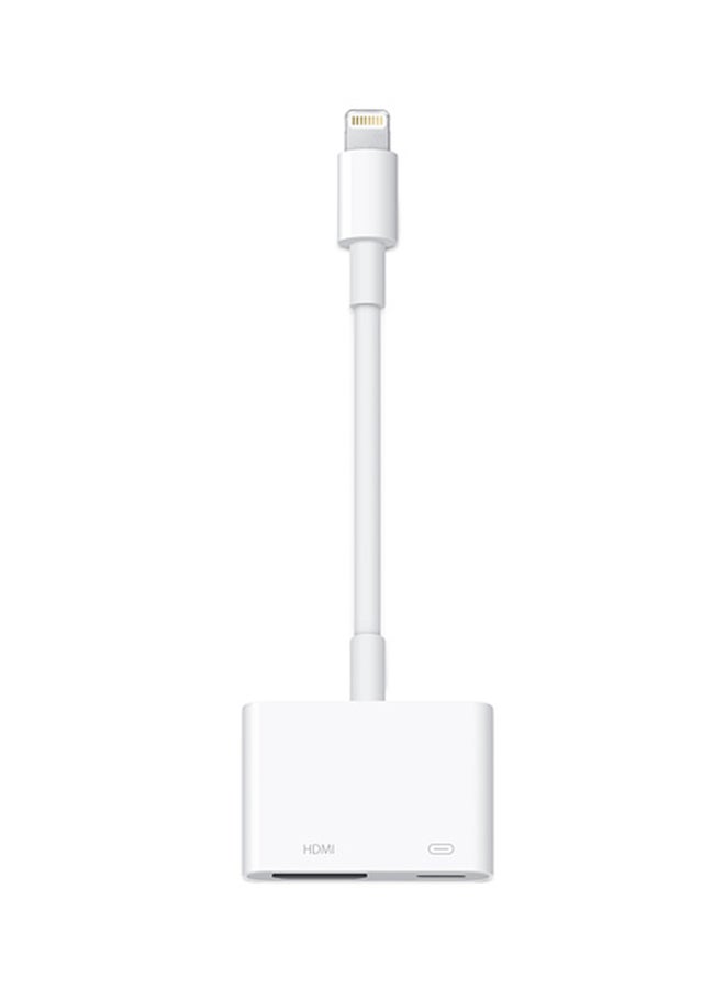 Lightning Digital AV Adapter White