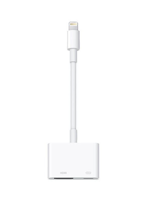 Lightning Digital AV Adapter White