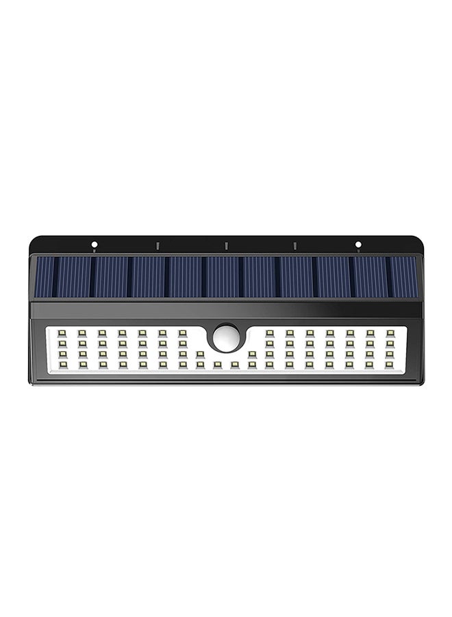مصباح جداري مزود بجهاز استشعار للحركة و62 وضعا LED أسود 540جرام - Image 1