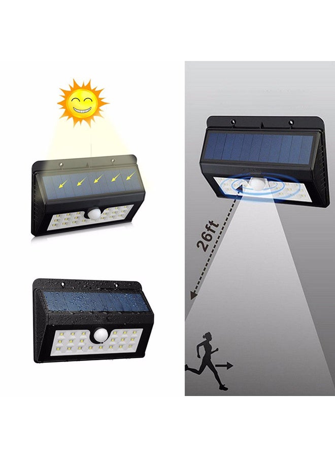 مصباح حائط يحتوي على 20 قطعة LED مزود بجهاز استشعار للحركة أسود 280جرام - Image 4