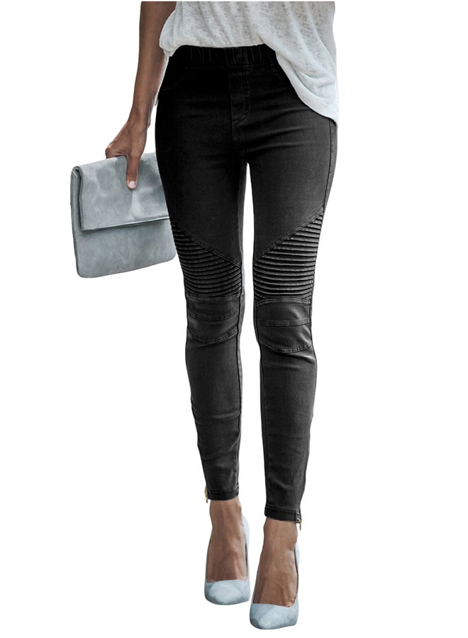 Generic - Solid Design Piper Jegging Black - Image 1