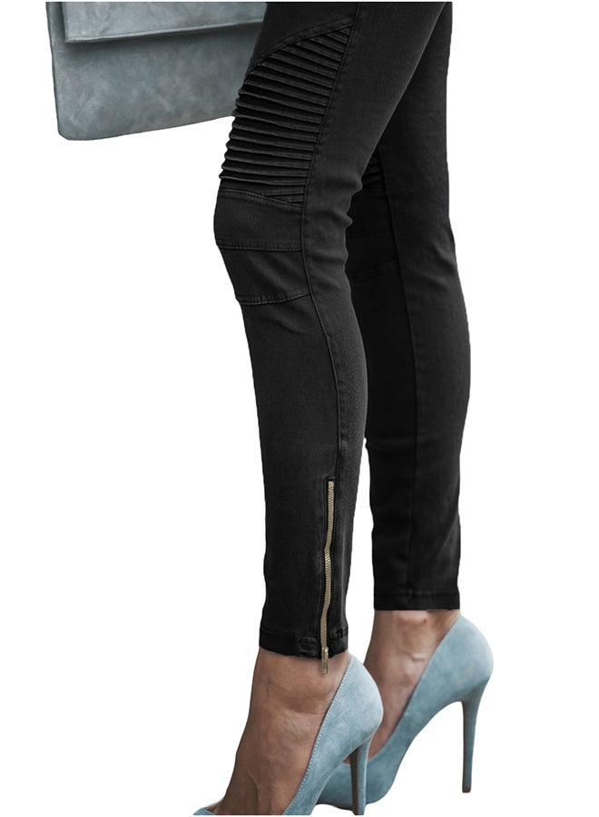 Generic - Solid Design Piper Jegging Black - Image 1
