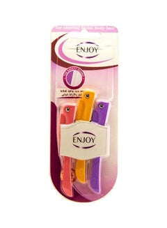ENJOY 3-Piece Razor Orange/Pink/Purple 