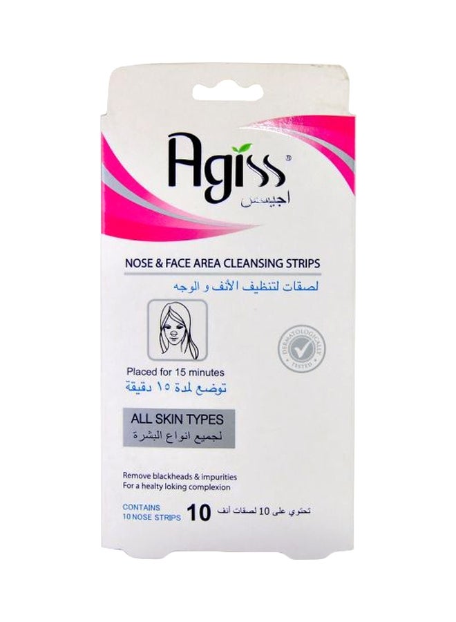 شرائط تنظيف الأنف من 10 قطع