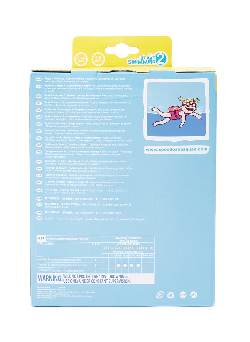 speedo - Sea Squad Back Float - Pink/Blue - Image 1