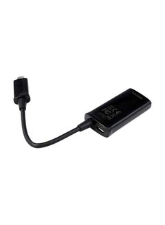 1080p MHL 2.0 Micro USB To HDMI HDTV Adapter Cable For Samsung Black