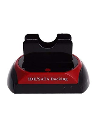 SATA IDE HDD Backup Clone Docking Station Black/Red - v1565088148/N28885626A_1